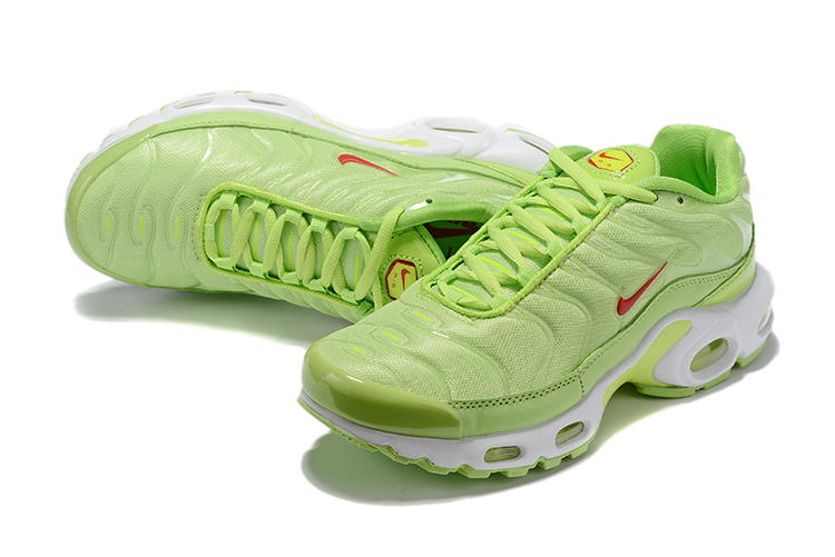 2020 Nike Air Max TN Plus Green White Shoes - Click Image to Close